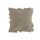 Párna rojtos pamut 45x0x45 cm bézs